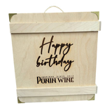 Gift Box Happy Happy Birthday For 2/3 Bottle