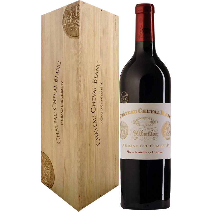 Chateau Cheval Blanc 'Le Petit Cheval' Rouge 2021 Wooden box