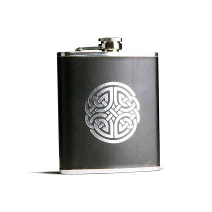 Glencairn Large Celtic Hip Flask