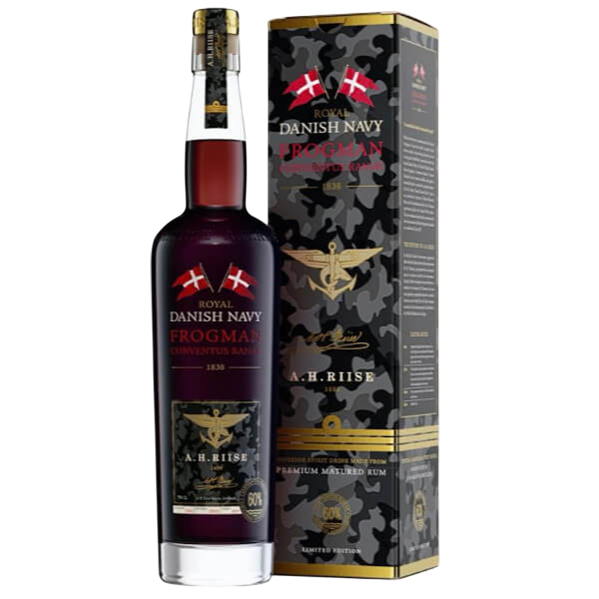 A.H. Riise Royal Danish Navy Frogman Conventus Ranae 70cl