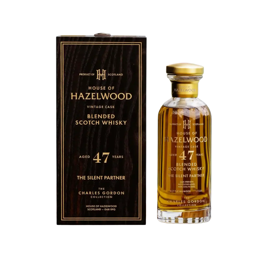House of Hazelwood 47 YO The Charles Gordon Collection - The Silent Partner 70cl Gift Box