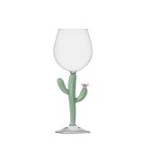 Ichendorf Milano DESERT PLANTS Stemmed Glass Cactus Matt Green
