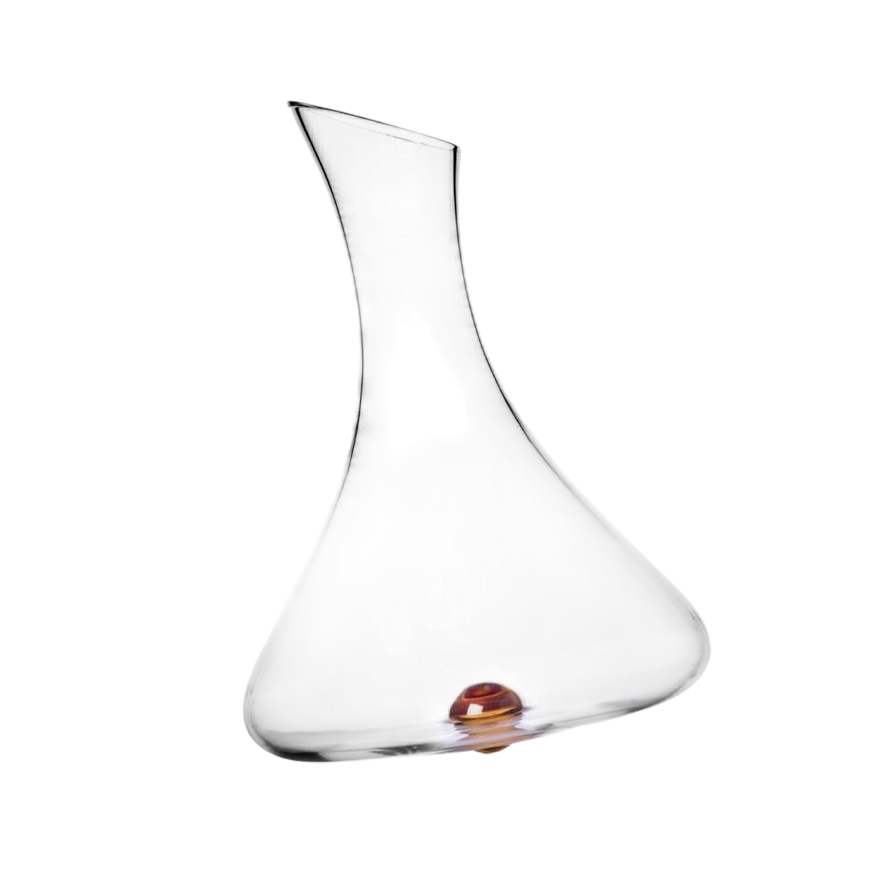 Ichendorf Milano LUNA Tilting Decanter Dot Amber