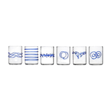 Ichendorf Milano DECO BLUE Shot Set of 6