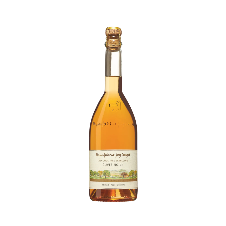 Jorg Geiger Cuvee 23 Rhubarb Apple Blossom Alcohol Free