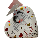 Bodrato Latte Praline Assorti Heart Box 130g