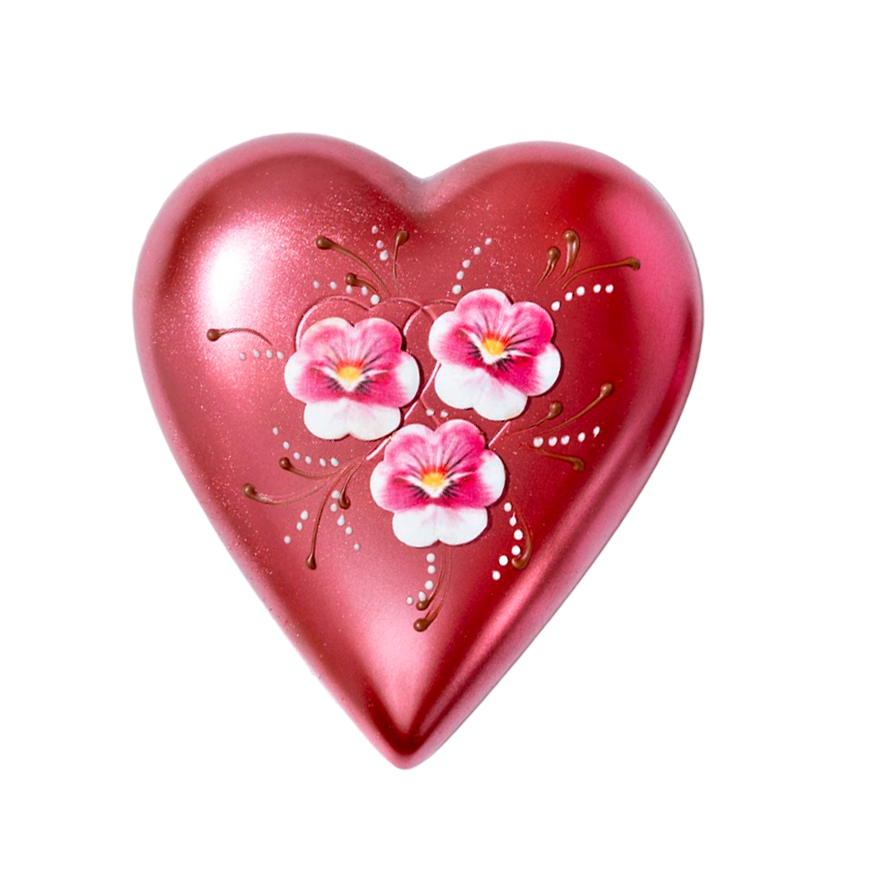 Bodrato Dark Chocolate Heart Glitter 80gr