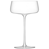LSA Metropolitan Champagne Saucer 300ml Clear Set of 4