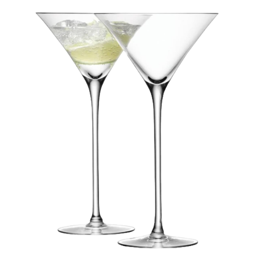 LSA Bar Cocktail Glass 275ml Clear Set of 2