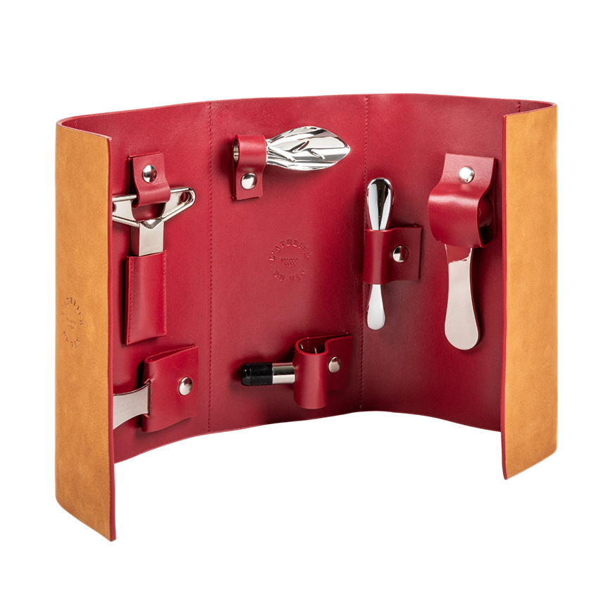 L'Atelier Du Vin Gift Wine Accessory Set in Leather Pouch Oeno Collection Nomad