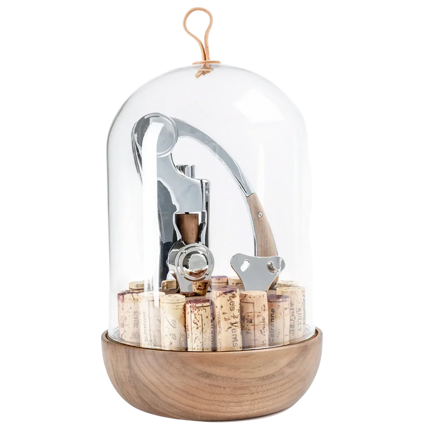 L'Atelier Du Vin Wine Accessory Set in Glass Oeno Motion Groom