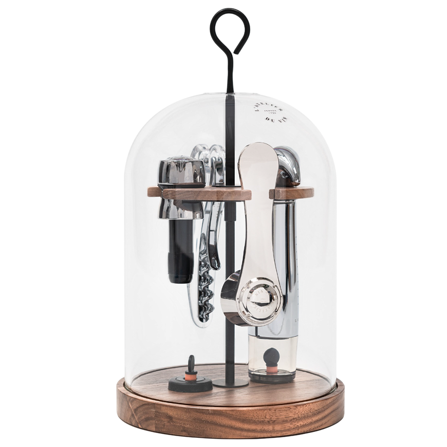 L'Atelier Du Vin Gift Wine Accessory Set in Glass Le Globe