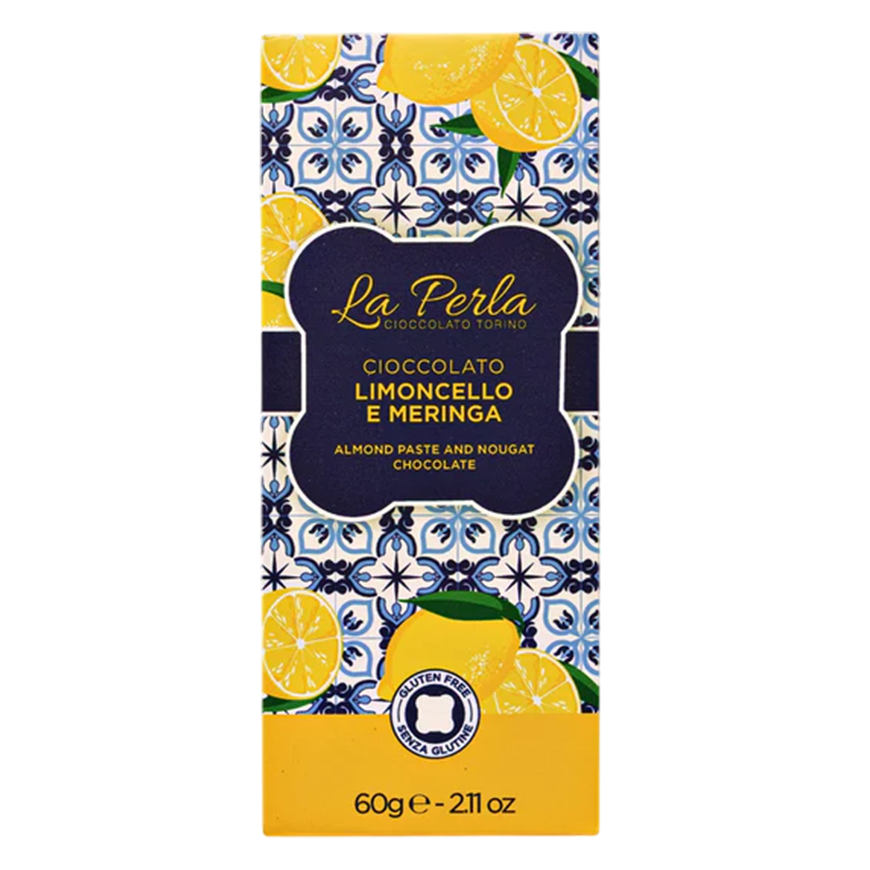 La Perla Chocolate Cioccolato Limoncello & Meringa 60g