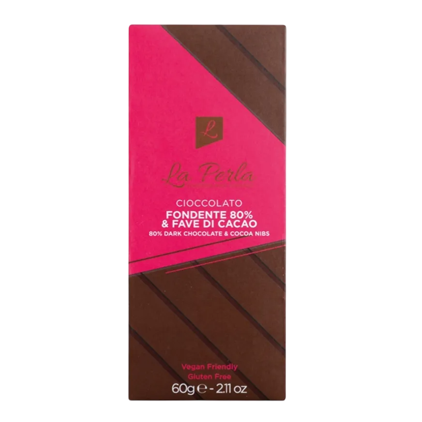 La Perla Chocolate Cioccolato Fondente 80% 60g
