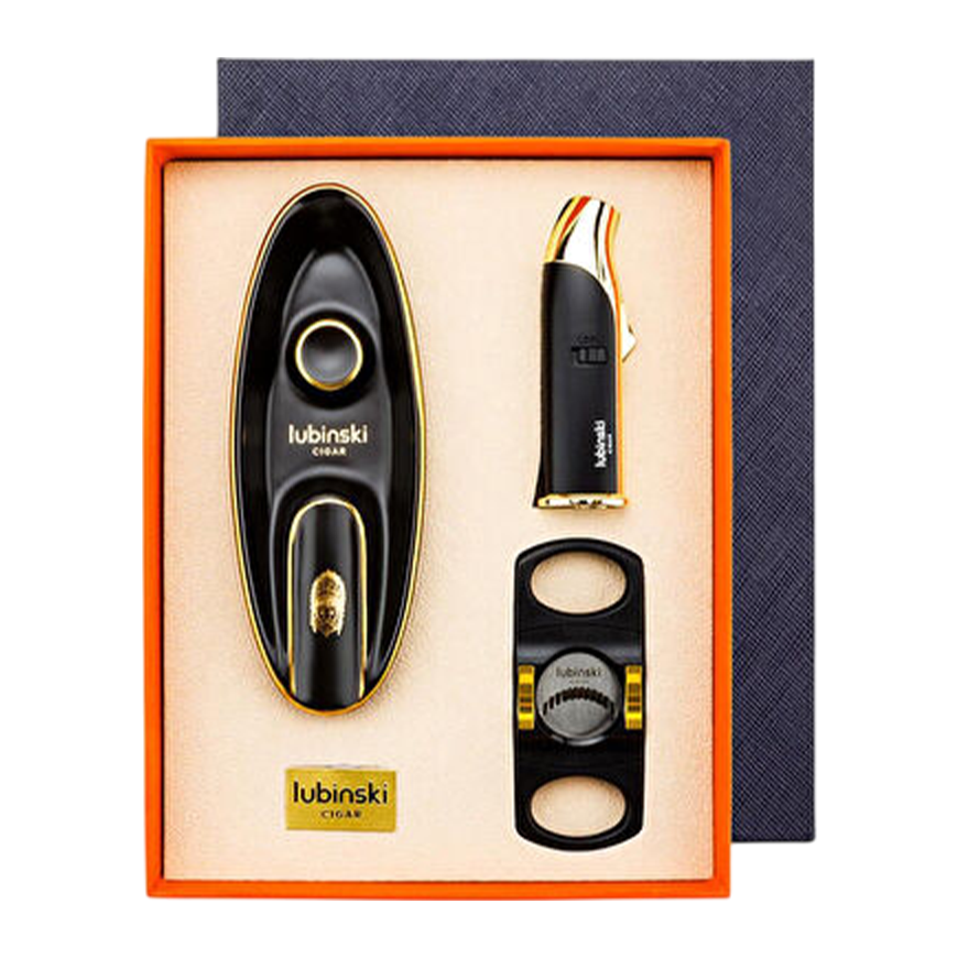 Lubinski Noir Elite Cigar Set