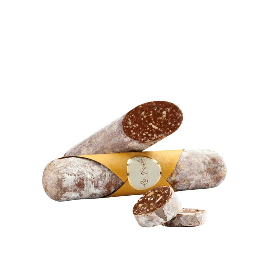 La Perla Chocolate Truffle Salami White Chocolate 120g