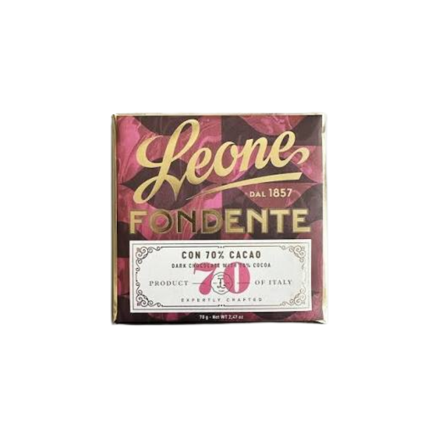 Leone Dark Chocolate Tablet 70% Greeting Card Love 70g