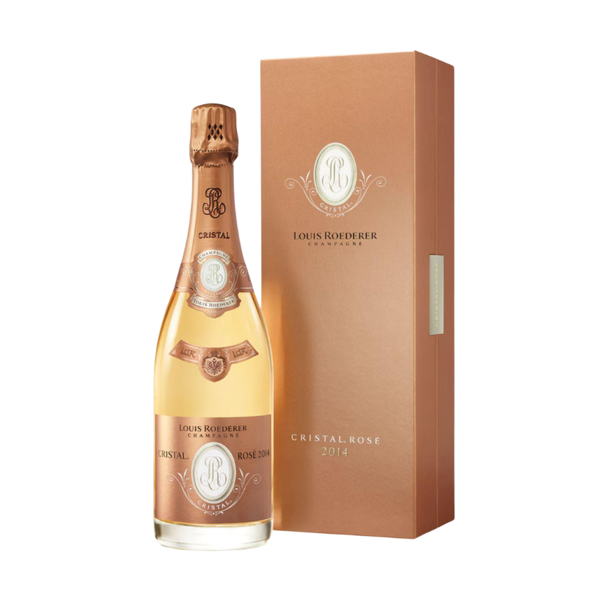 Louis Roederer Cristal Rose Gift Box 2014