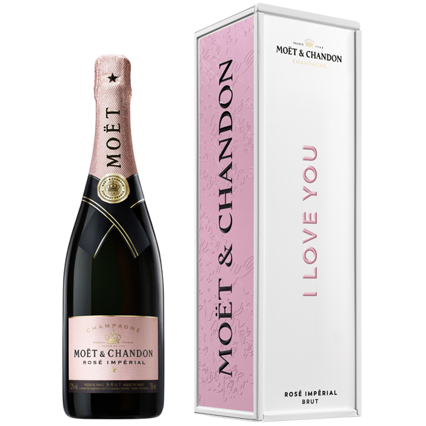 Moet & Chandon Rose Love Metal box