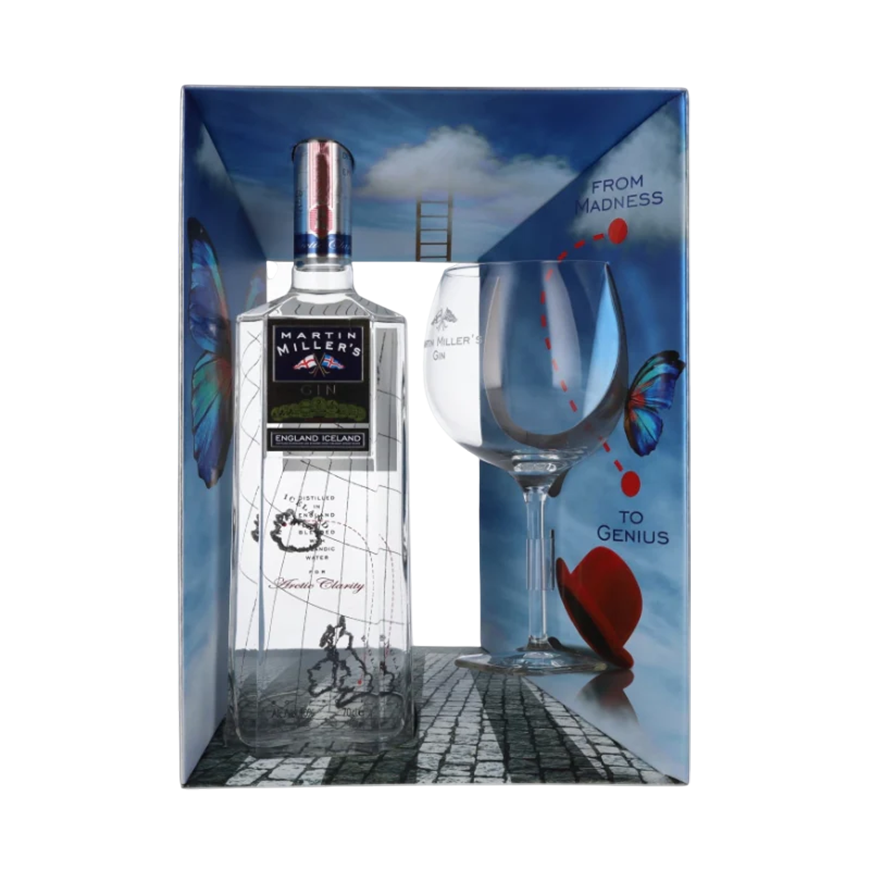 Martin Millers Gift Box + Glass 70cl