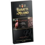 Baratti & Milano Chocolate Extra Dark 99% Ecuador 75g