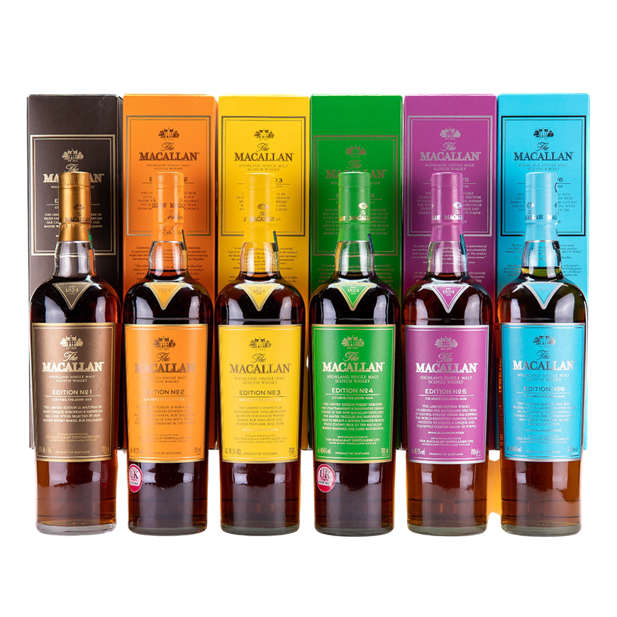 NEW Macallan Edition Set of 6