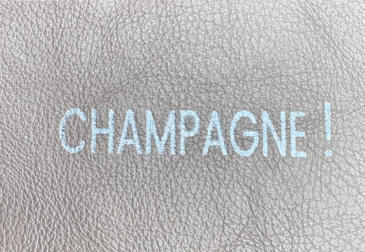 Bandit Manchot Leather Postcard "Champagne" 10x15 cm
