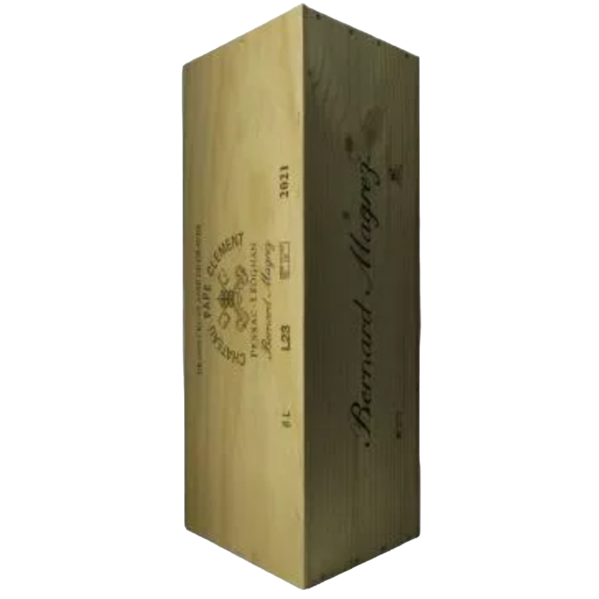 Chateau Pape Clement Blanc 2021 Magnum Wooden box