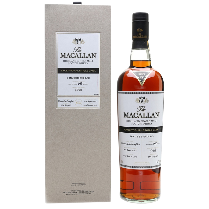 The Macallan Exceptional Single Cask 2017/ESB-9100/13 (001/643) 70cl