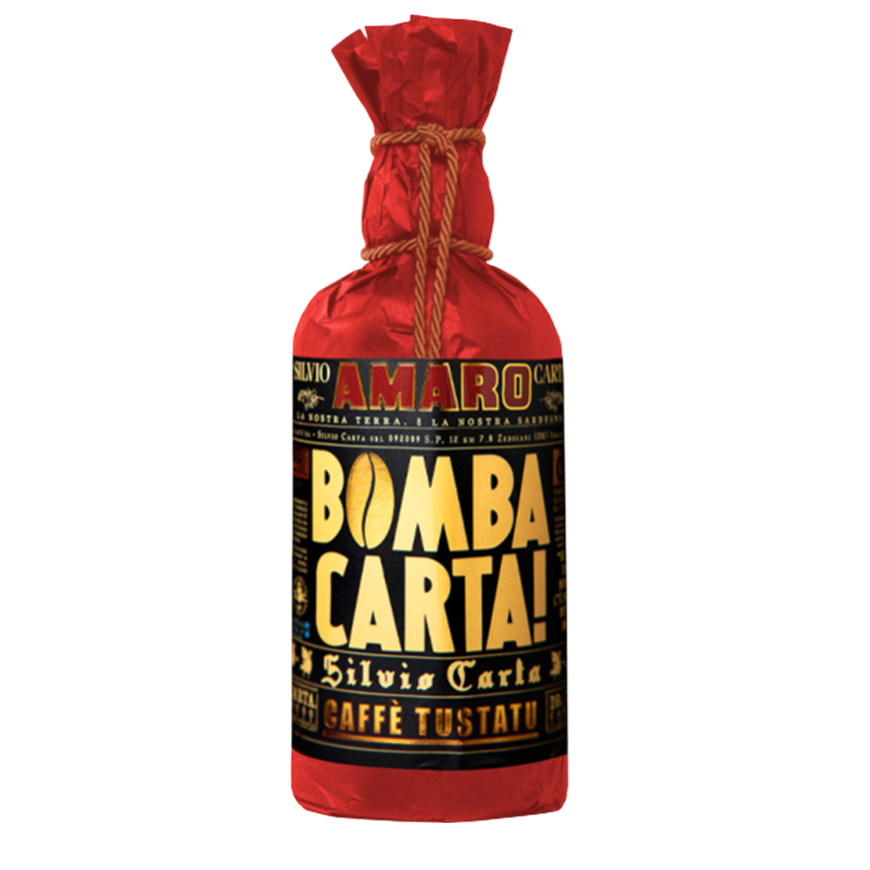 Silvio Carta Amaro Bomba Carta Caffe Tustatu 70cl