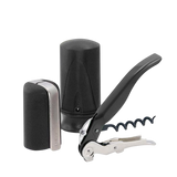 Pulltex PWC Wine and Champ Starter Set of 3pc Black