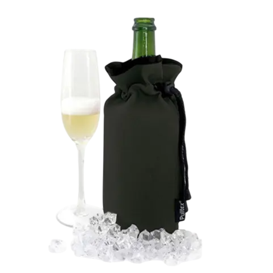 Pulltex Cooler Bag Black Champagne & Wine