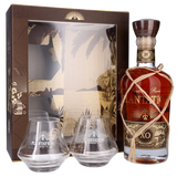 Plantation X.O. GP + 2 glasses
