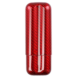 Cigar Case Carbon Red for 2pcs