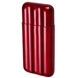 Cigar Case Carbon Red for 3pcs