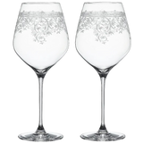 Spiegelau Arabesque Burgundy Glass Set of 2