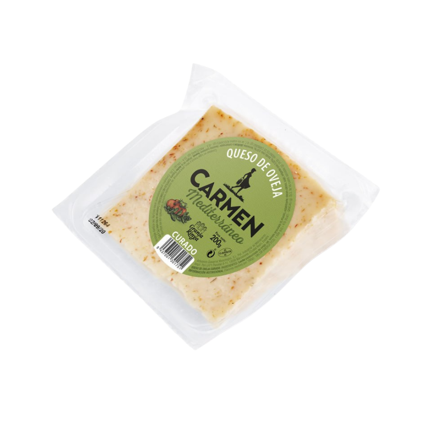 Carmen Queso de Oveja Mediterraneo 200g