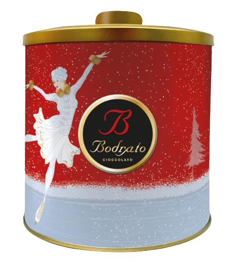 Bodrato Christmas Tin Box Assorted Bodratini 70g