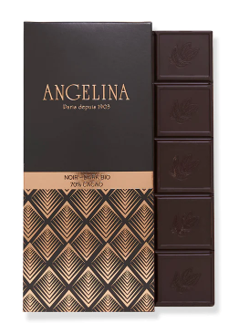 Arcadys Angelina Tablette Noir 70% BIO