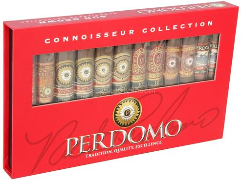 Perdomo Sun Grown Connoisseur Collection box of 12