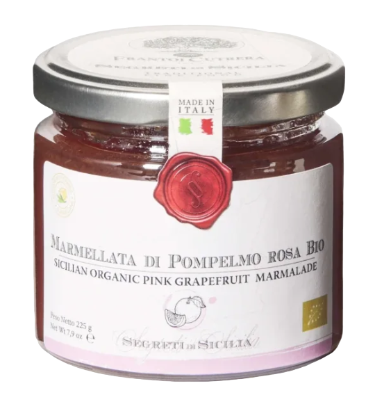 Frantoi Cutrera Vasetto Marmellata Di Pompelmo Rosa Bio 225g