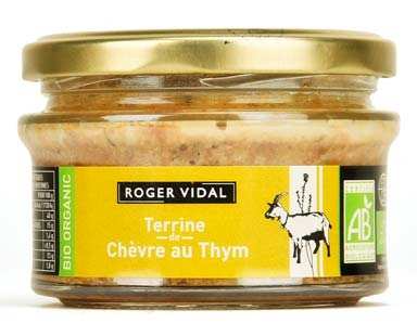 Roger Vidal Organic Terrine with Ewe Cheese & Thyme 130g