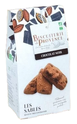 Biscuiterie de Provence Les Biuscuits Gouters Sables Chocolat noire 120g