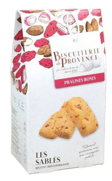 Biscuiterie de Provence Les Biuscuits Gouters Sables Pralines roses 120g