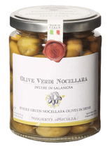 Frantoi Cutrera Vaso Olive Verdi Schiacciate In Salamoia Net Weight 220g