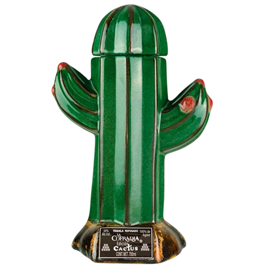 La Cofradia Cactus Ceramica Reposado Tequila 70cl