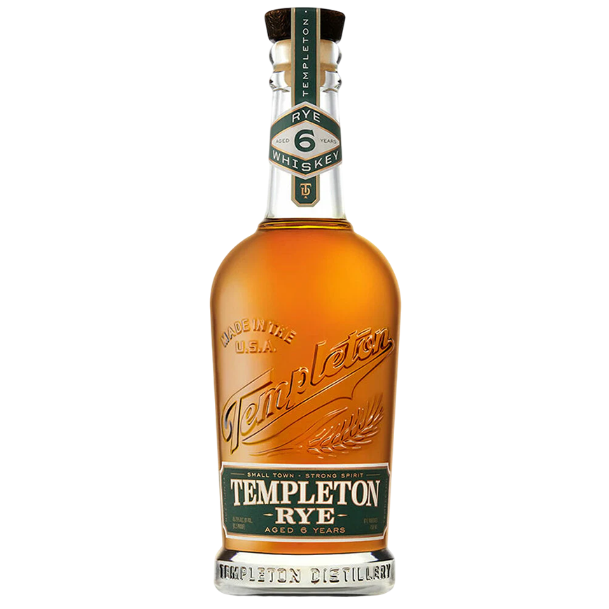 Templeton Rye Aged 6 Years Whiskey 70cl
