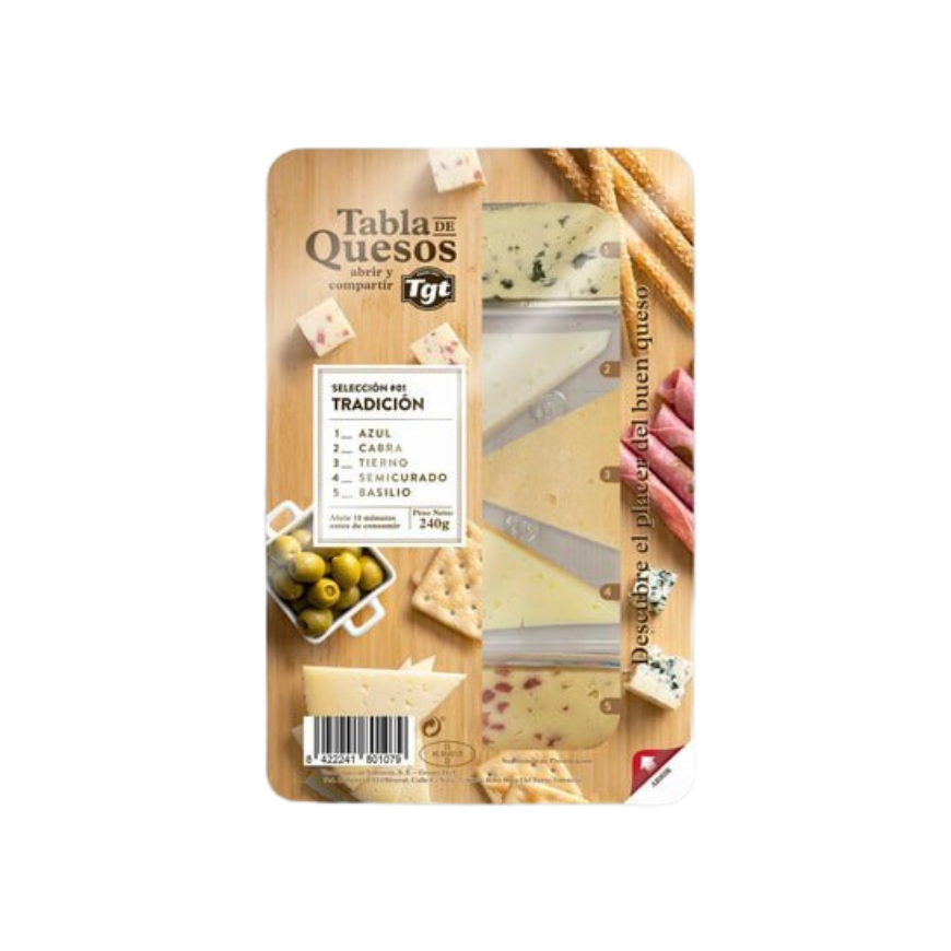 Tabla De Quesos Tradicion Set of 5 240g