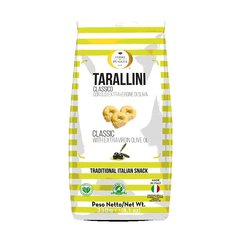 Terre di Puglia TARALLINI OLIVE OIL AND EXTRA VIRGIN OLIVE OIL classic (230g)