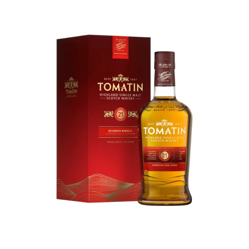 Tomatin 21 YO 70cl Gift Box